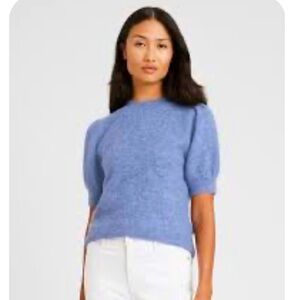 NWT Banana Republic Puff Sleeve Sweater Top, S
